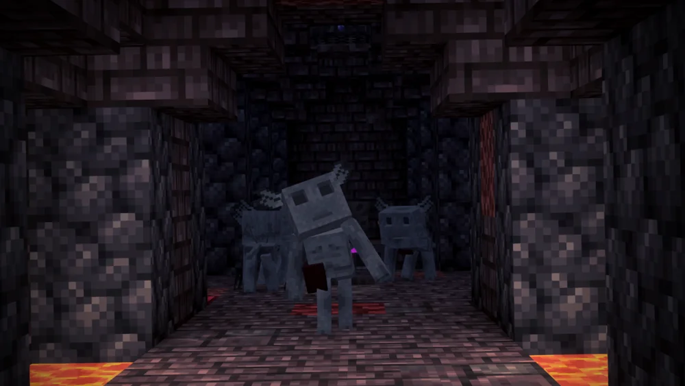 Small demons in a dungeon