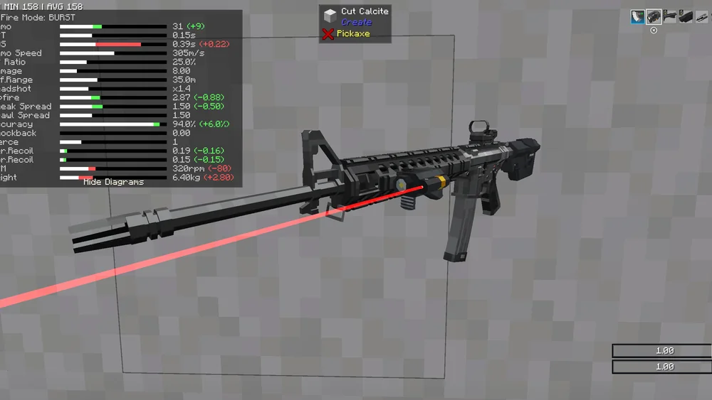Weapon with swappable attachments