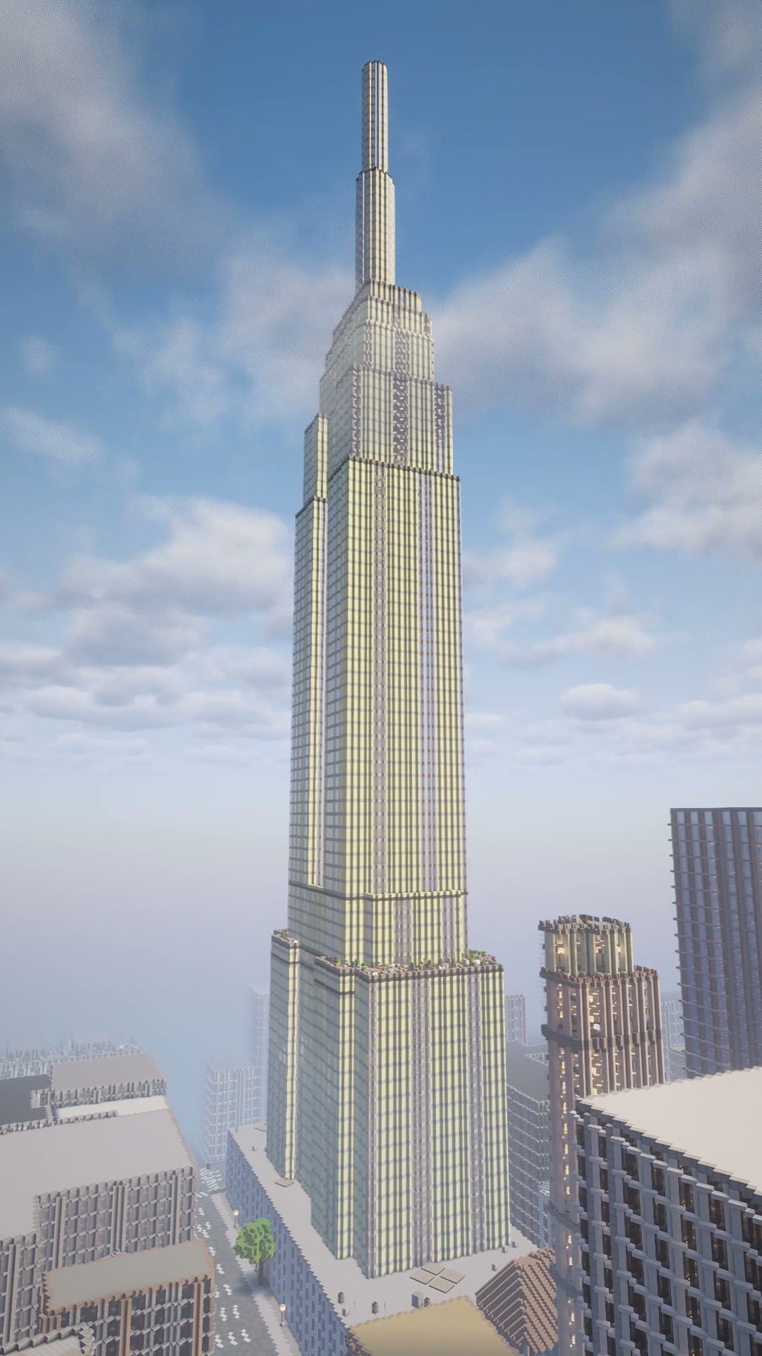 Empire State Building in unserer Minecraft-Welt